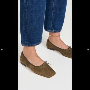 MANSUR GAVRIEL 
Square Toe Ballerina Flats